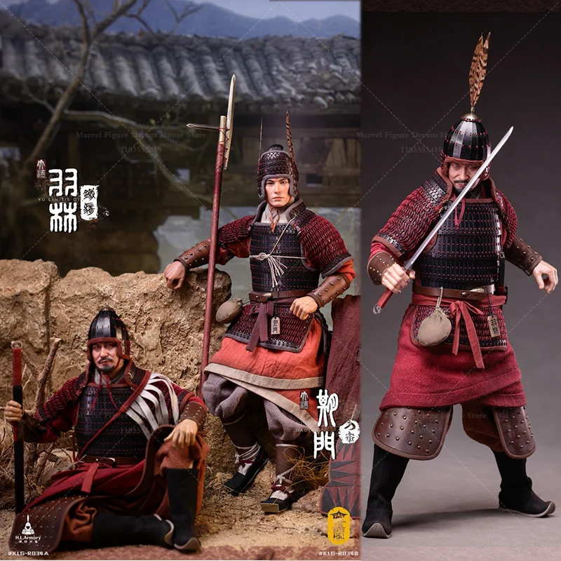 

KLG-R034A KLG-R034B 1/6 Scale Han Dynasty's Yulin Iron Cavalry‌ Qimen Sword Guards‌ 12-inch Full Set Action Figure Soldier