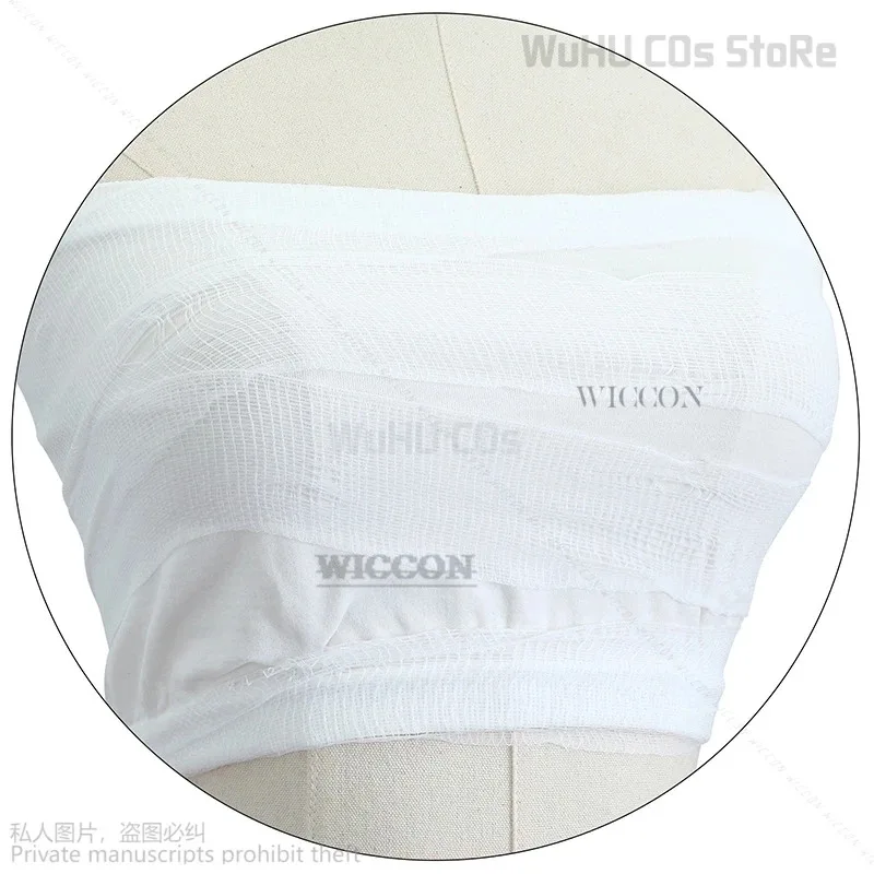 Disfraz de cola de Hada de Anime para mujer, sujetador Erza Scarlet, uniforme japonés Unisex para fiesta de Halloween, pantalones envolventes en el pecho, traje, peluca, tatuaje