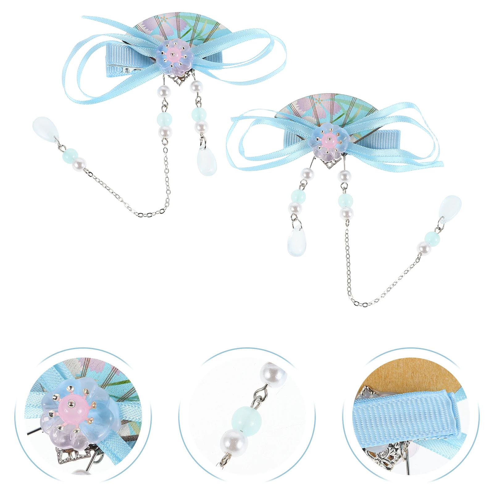 

's Costume Headwear Hair Clip Ancient Chinese Hairpin Acrylic New Year Accessories