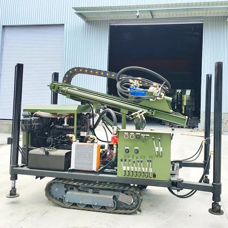 

Customized High Precision 200m Mobile Drilling Rig With Mud Pumps and Air Compressors Water Well Drilling Rig