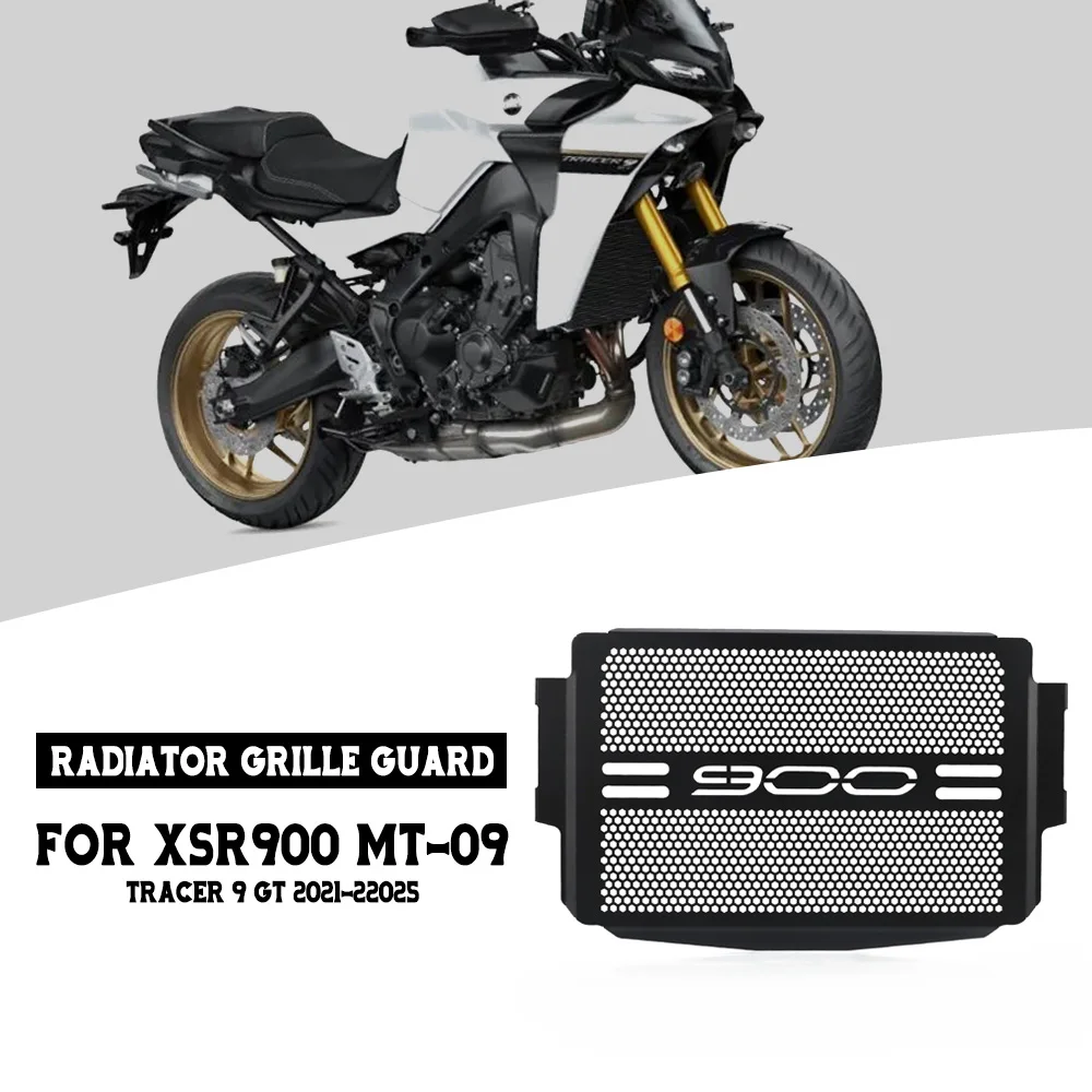 

Для Yamaha XSR900 MT-09 Tracer 9 GT 2021-2022-2023 2024 2025 решетка радиатора мотоцикла защитная крышка масляного радиатора MT09