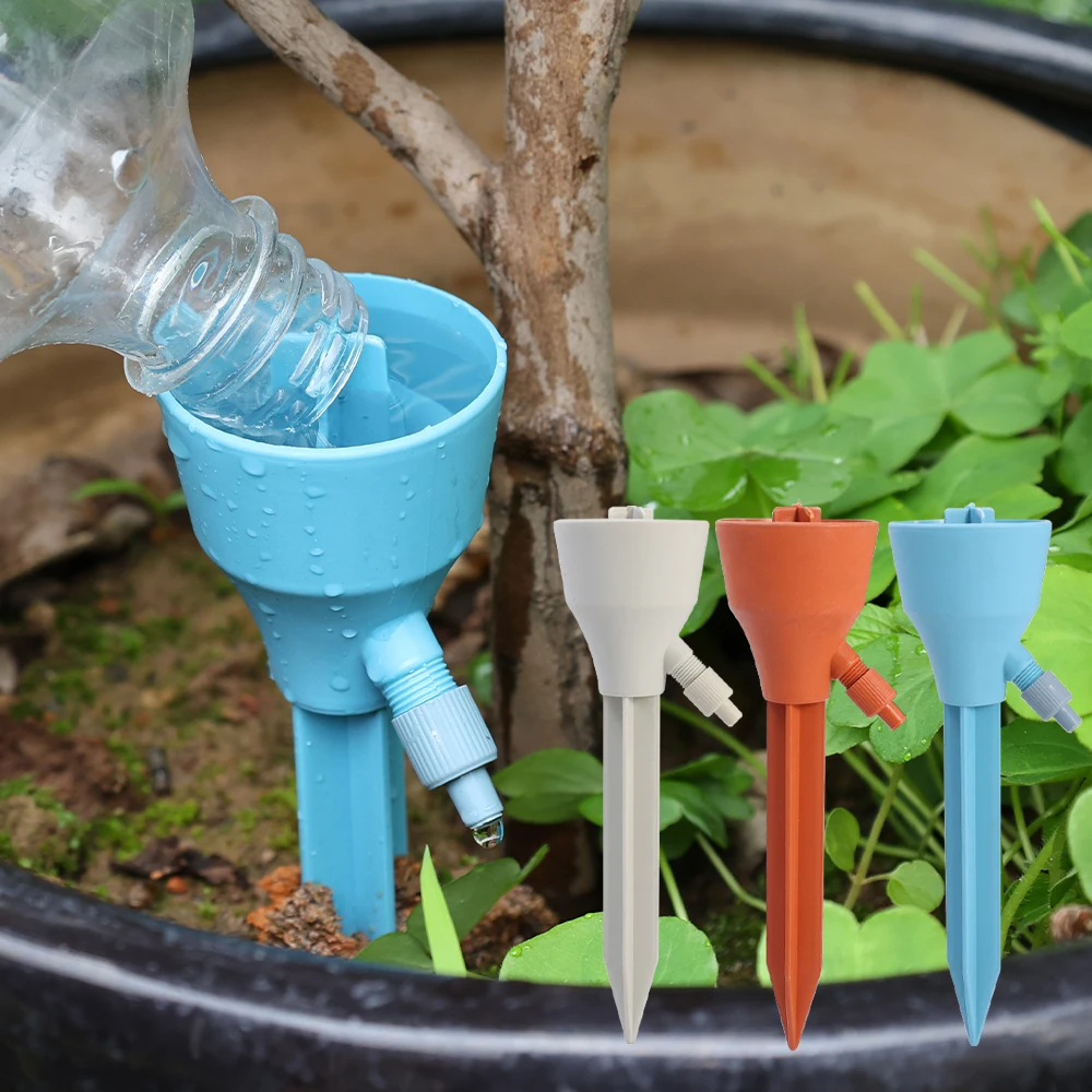 3/1Pcs Plants Automatic Watering Device Adjustable Self-Watering Spikes Kits Auto Drip Irrigation System for Greenhouse Garden