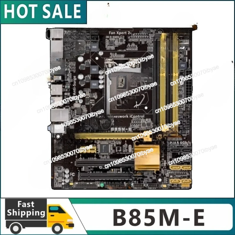 

100% оригинальное тестирование B85M-E настольная материнская плата B85 с разъемом LGA 1150 I3 I5 I7 DDR3 32G Micro ATX UEFI BIOS