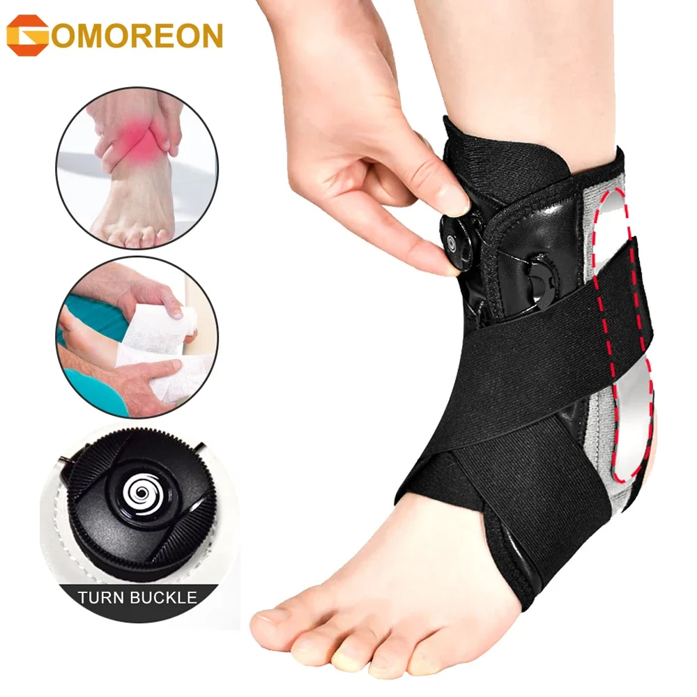 

1Pcs Ankle Brace With Adjustable Compression Support Strap for Achilles Tendonitis, Joint Pain Relief. Ankle Wrap for Women Men