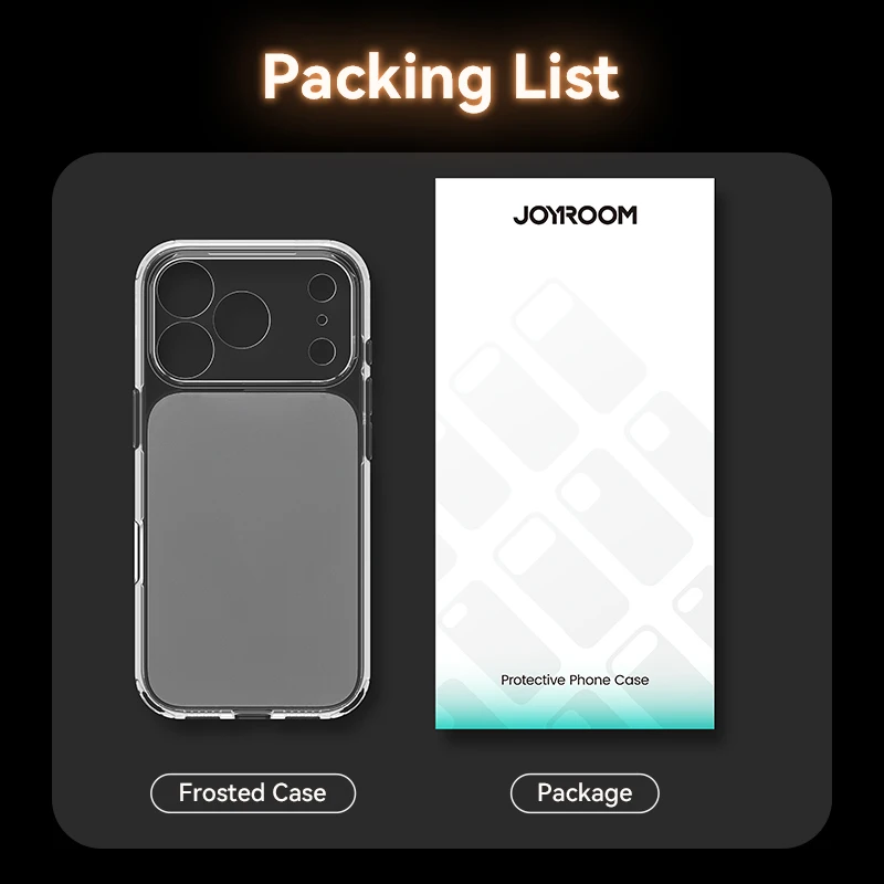 Etui Joyroom do iPhone 18 Pro Max, matowe etui odporne na wstrząsy, pokrowiec na iPhone 17 Pro Max, etui z magnesem do ładowarki bezprzewodowej. — zdjęcie produktu 6