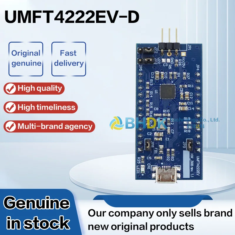 For UMFT4222EV‑D USB2.0 Hi‑Speed To Quad SPI I2C Bridge Development Module FT4222H Chip DIP Breakout Board Debug Unit