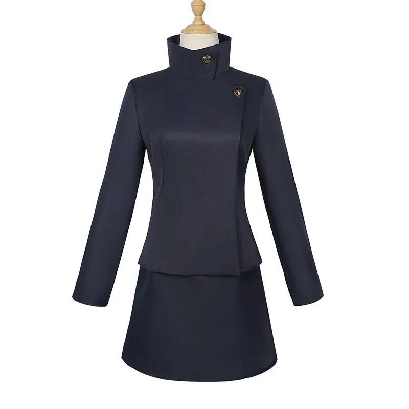 2025 ♥   Новый костюм для косплея Kaisen Sezon 2, парик, синее, черное платье, школьная форма, Токио, дзюдзюцу, высокая юбка ☆ ★