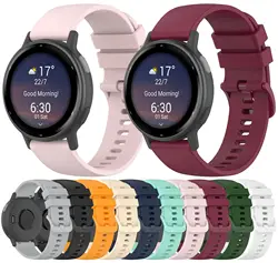 20mm Watch Strap For Garmin vivoactive 5/vivoactive 3 music/Forerunner 165/165 Music 645 245 245M Sport silicon Smart Wristband