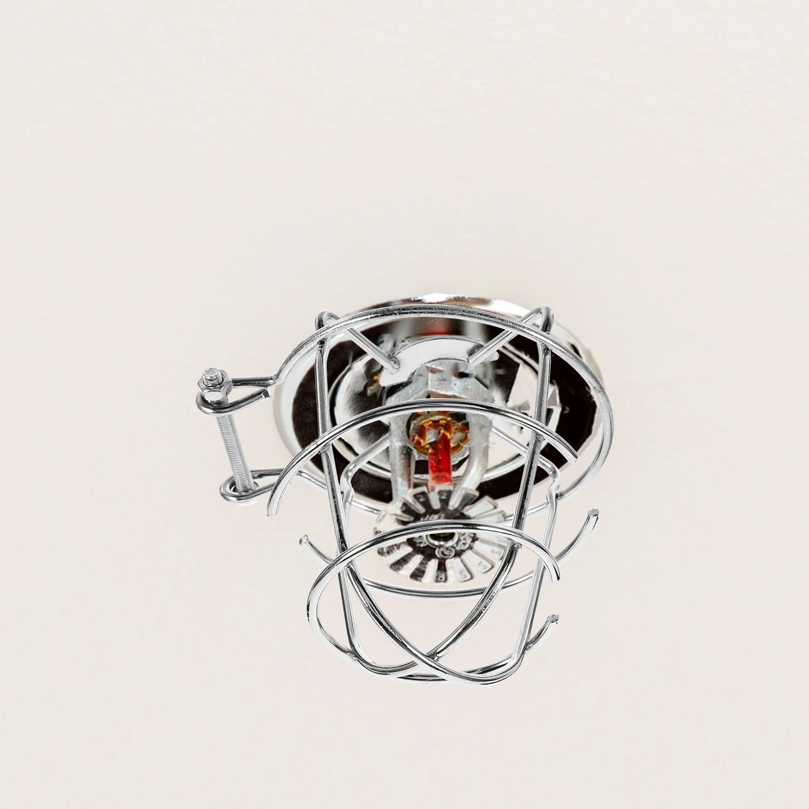 2 pezzi di coperture per irrigatori antincendio, protezione per gabbie in ferro resistente, nessuna installazione di strumenti, copertura per irrigatori per testa antincendio