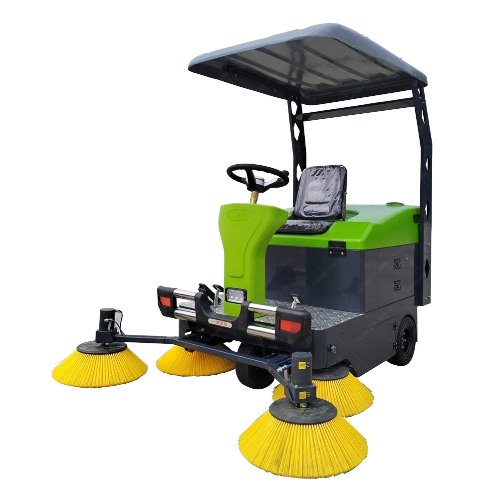 2024 Chinese Lead-acid Battery Road sweeper cleaning machine floor sweeper scrubber Dust sweeper