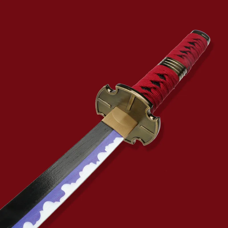 Lame Roronoa Zoro Katana en bambou, 104cm/41 pouces, jouets pour cadeaux, Collection de personnages de Cosplay