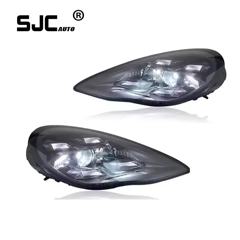 SJC Auto Matrix Style Headlights Assembly For Porsche Panamera 970.1 2010-2013 Upgrade LED Head Lamps High Low Beam