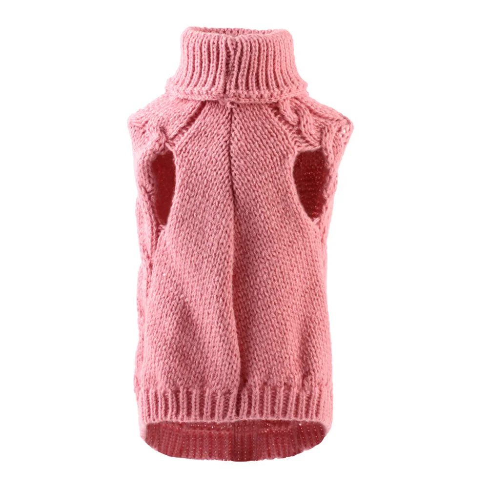 

1Pcs Pet Winter Sweater Dog Wool Knitted Warm Clothes Puppy Costume Breathable Daily Wear Pet Dog Clothes Puppy Clothing