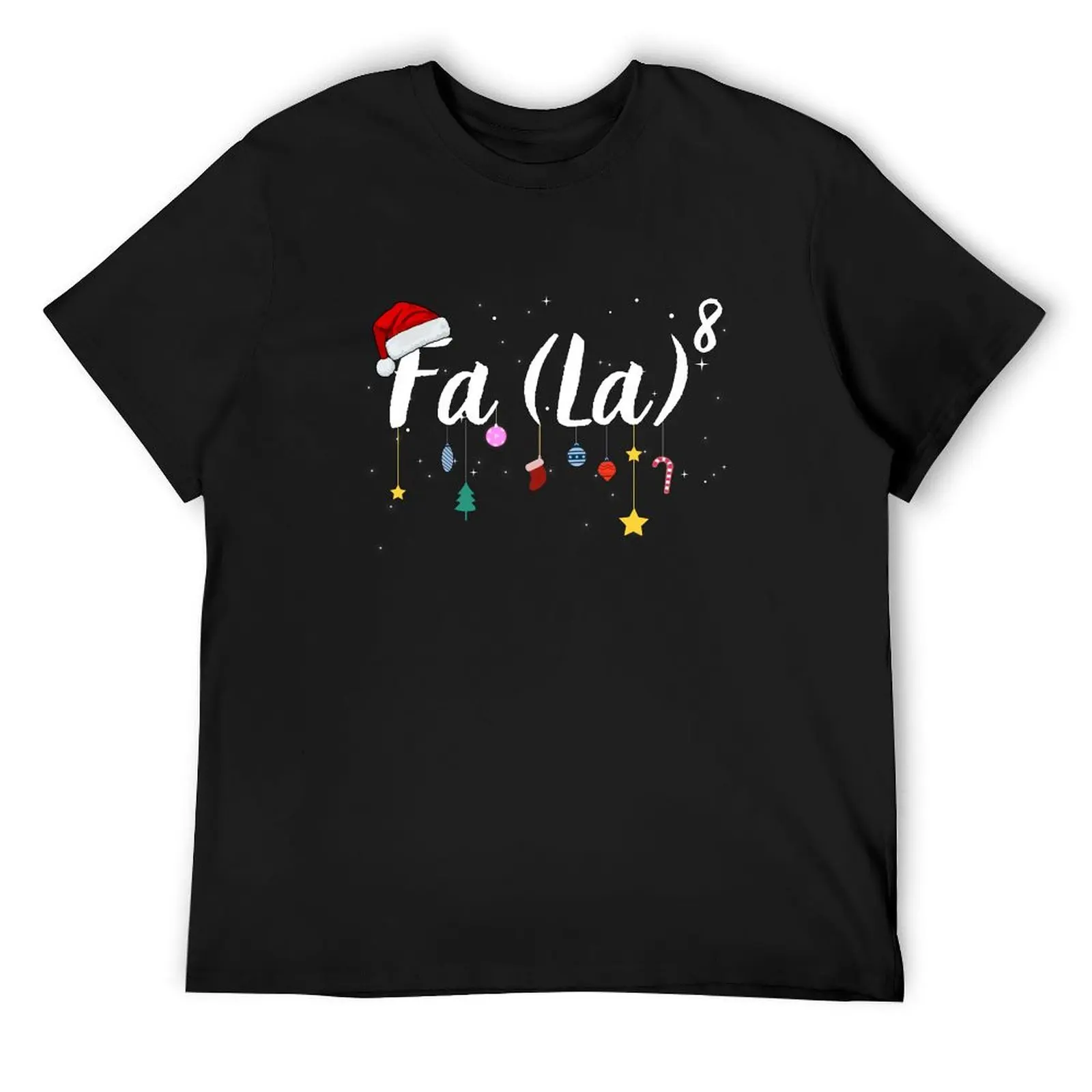 FA (LA)8 Christmas Santa Fa La Math Shirt T-Shirt