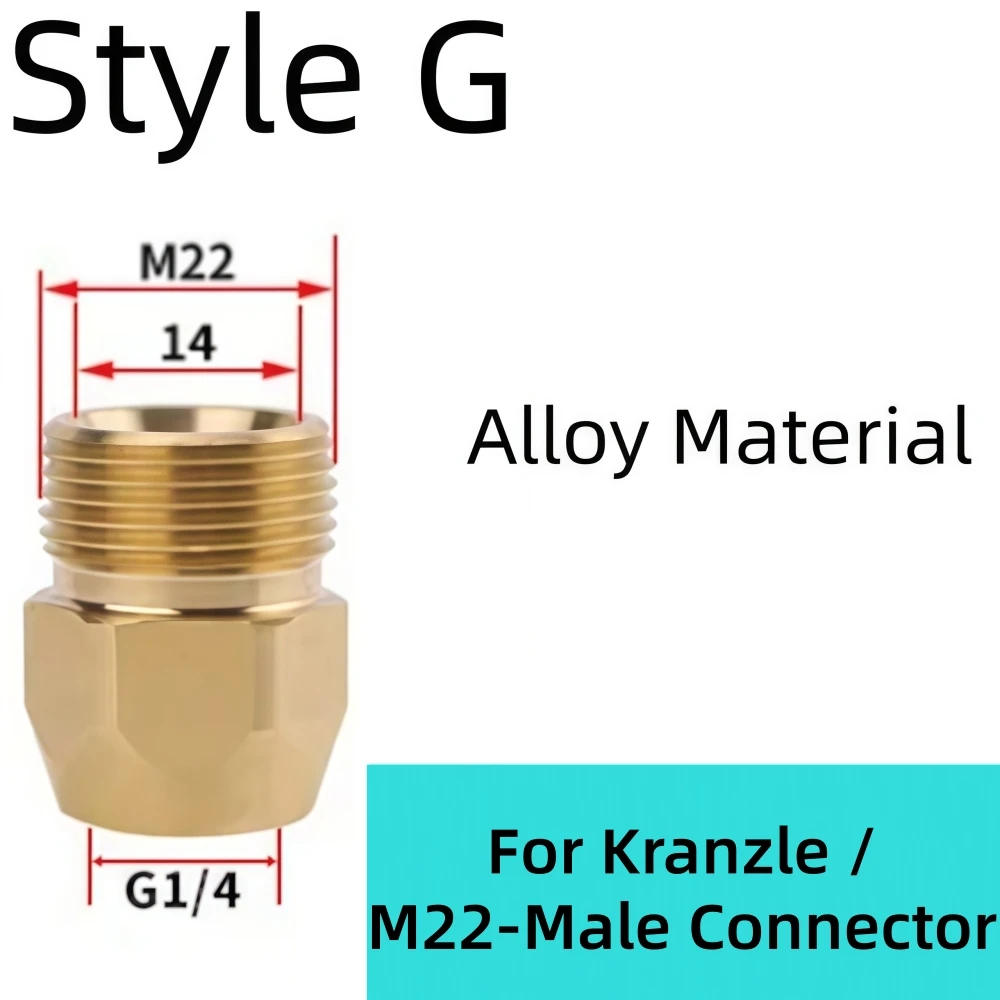 2 ~ 50 m Hochdruckreiniger Kanalisationsdüse 5800 PSI 1/4 Zoll NPT Abflussreiniger Schlauch Pipeline Reinigungsdüse, für Karcher Nilfisk – Detail 17