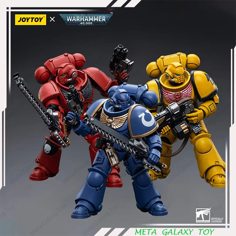 

Original Joytoy Warhammer 40k Ultramarines Blood Angels Imperial Fists Space Wolves Intercessors Action Figure in-stock Toy Gift