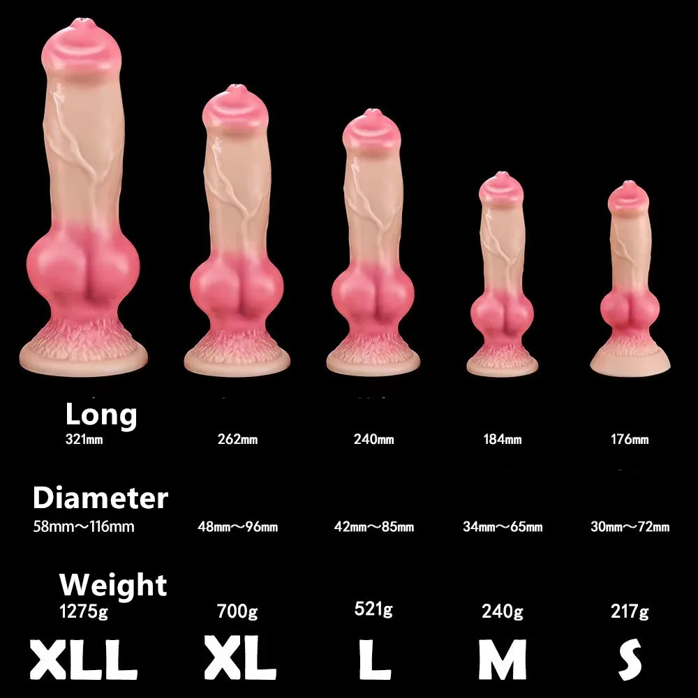 Long Big Make Up Dog Dildо For Women Xxxl Realistic Dildo Dog Toys Skin Texture Penis Sexshop Sex Toys For Cuples Animal Dildo