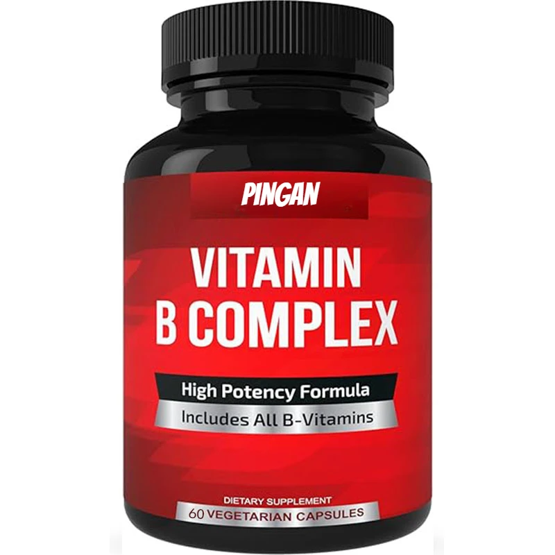 

Complex Vitamins - All B Vitamins, Including B12 B1、B2、B3、B5、B6、B7、B9、 Folic Acid Vitamin B Supplement