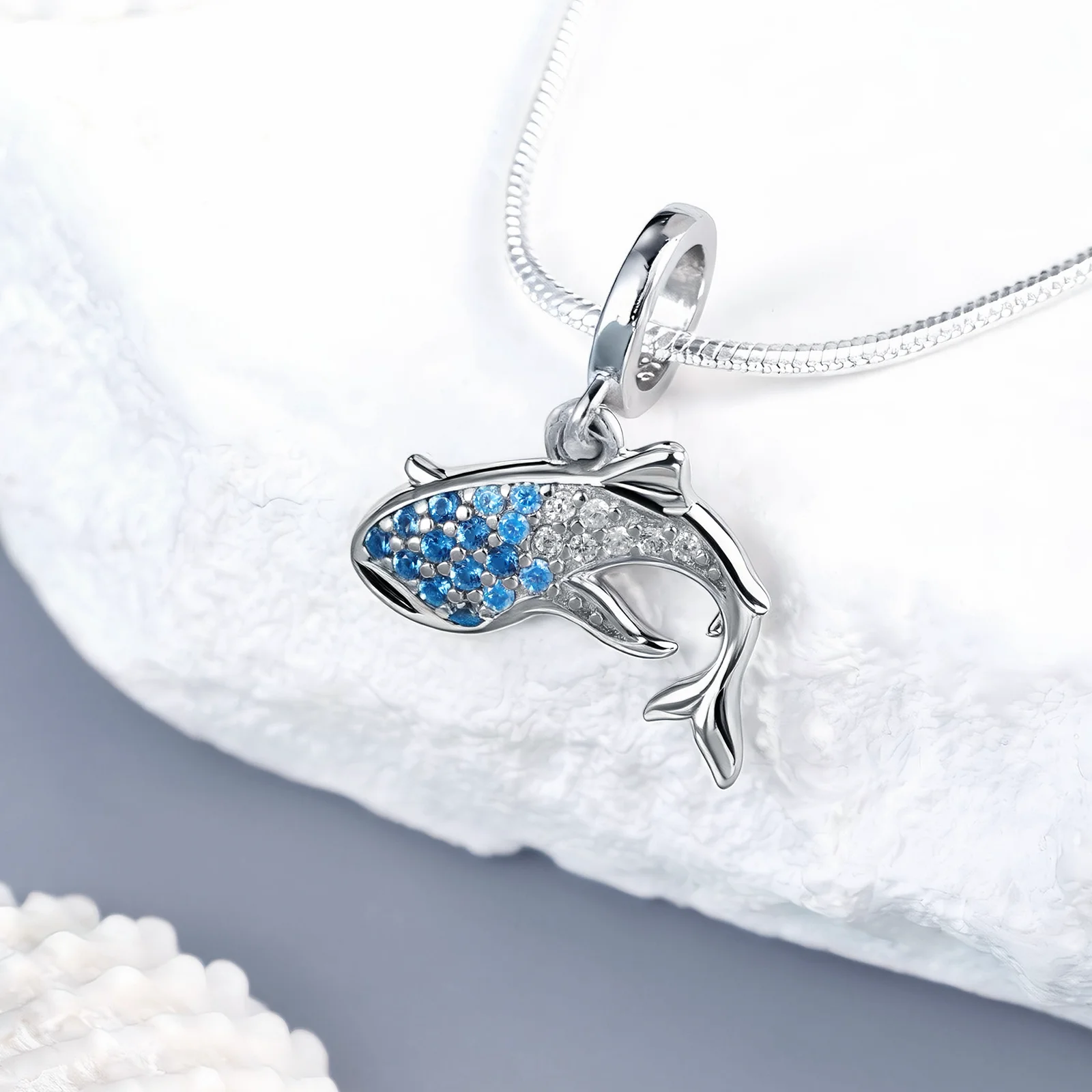 

Стерлингового Серебра 925, милые животные, кит, бусины, подвеска, подходит для европейского браслета, ювелирные изделия, летние подарки на день рождения для женщин, подруги