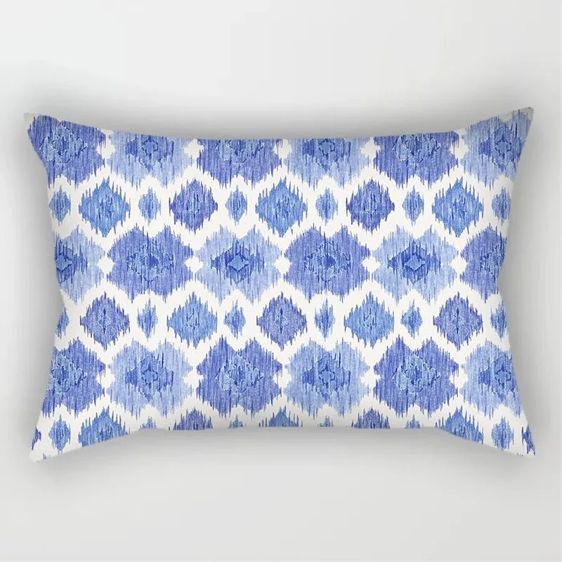 Ethnic Style Pattern Double Sided Pillowcase, Decorative Rectangular Cushion Cover for Sofa, Insert Not Included