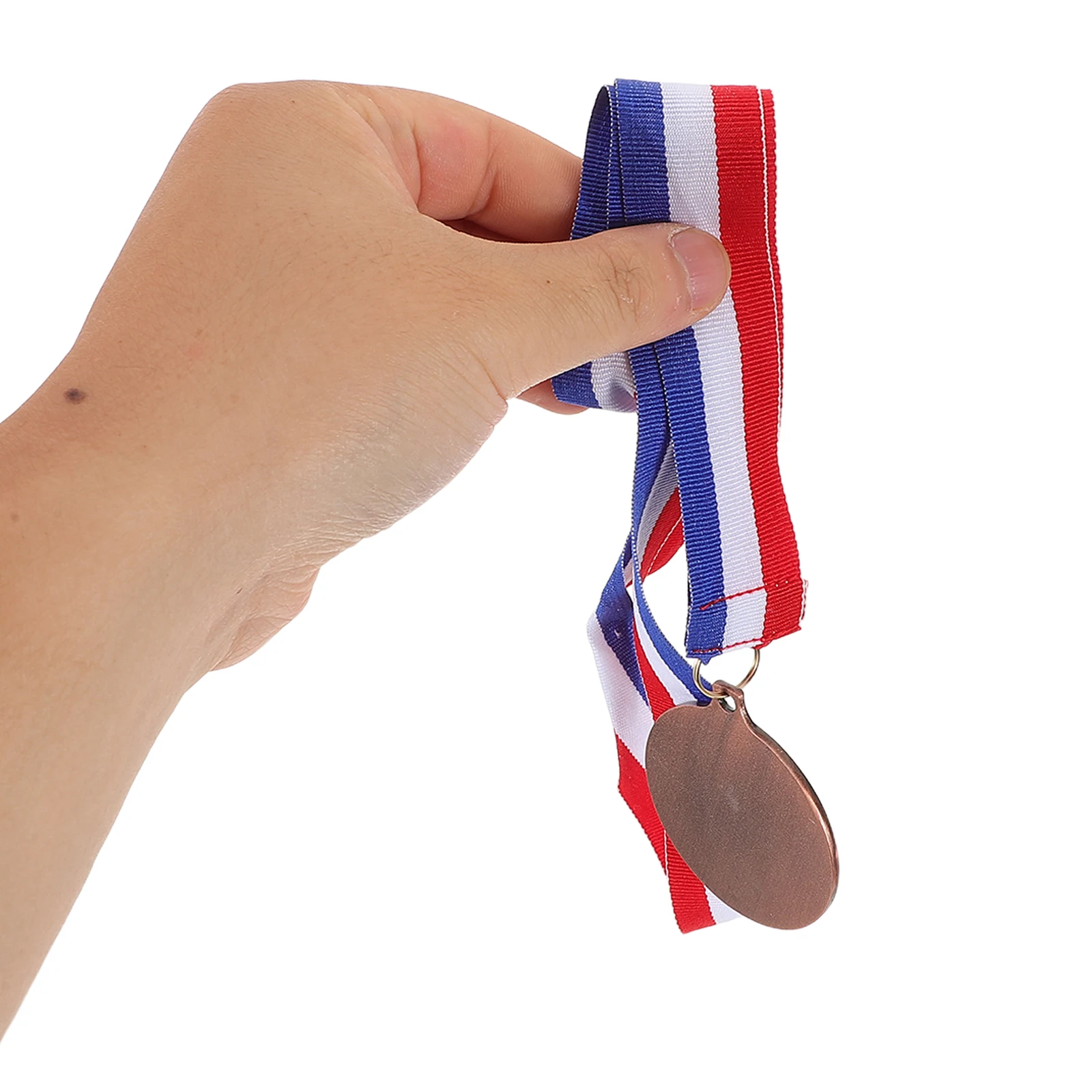 12Pcs Medal for Silver Bronze Lightweight Alloy Medal with Ribbon Student Competition Achievement Reward Set