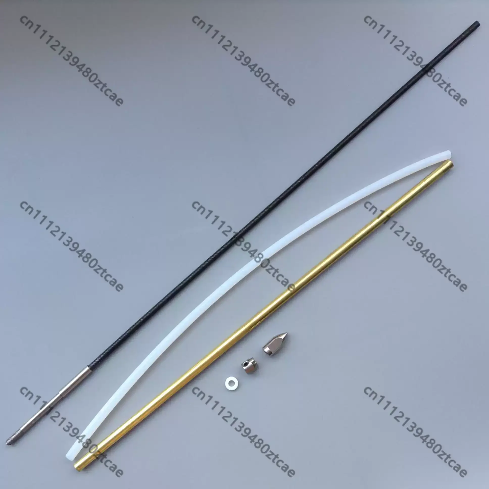 Electric RC Model Boat Transmission Spare Parts Welded Integrated 4mm Forward Flexible Shaft Drive Assembly Set