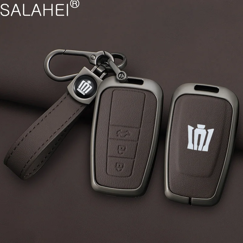 Zinc Alloy Car Key Case Cover Shell Holder For Toyota Corolla Prius RAV4 Crown Hilux Fortuner Camry Land Cruiser Prado CHR Altis