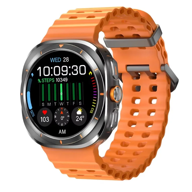 

2025 JS Watch 7 Ultra Smart Watch With Compas Heart Rate 1.43inch Amoled BT Call Map Navigation Heart Rate Sports Smart Watches