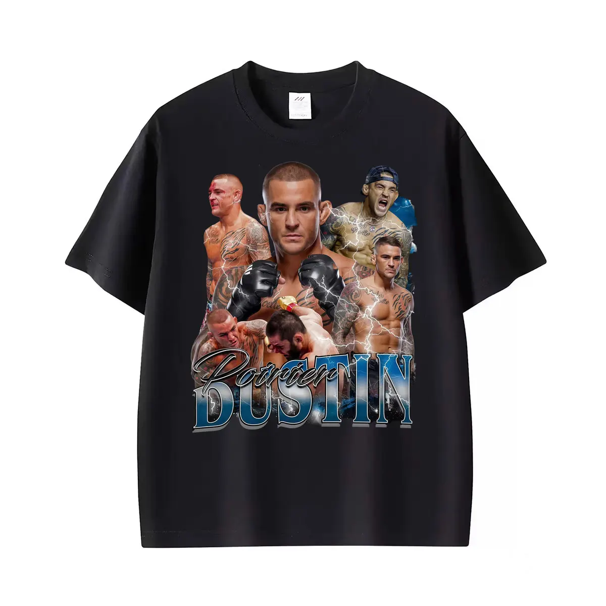 Dustin Poirier The Diamond Vintage Graphic T-shirt Men's Clothing Fashion Classic Gothic T Shirts Summer Tops Oversized T-shirts