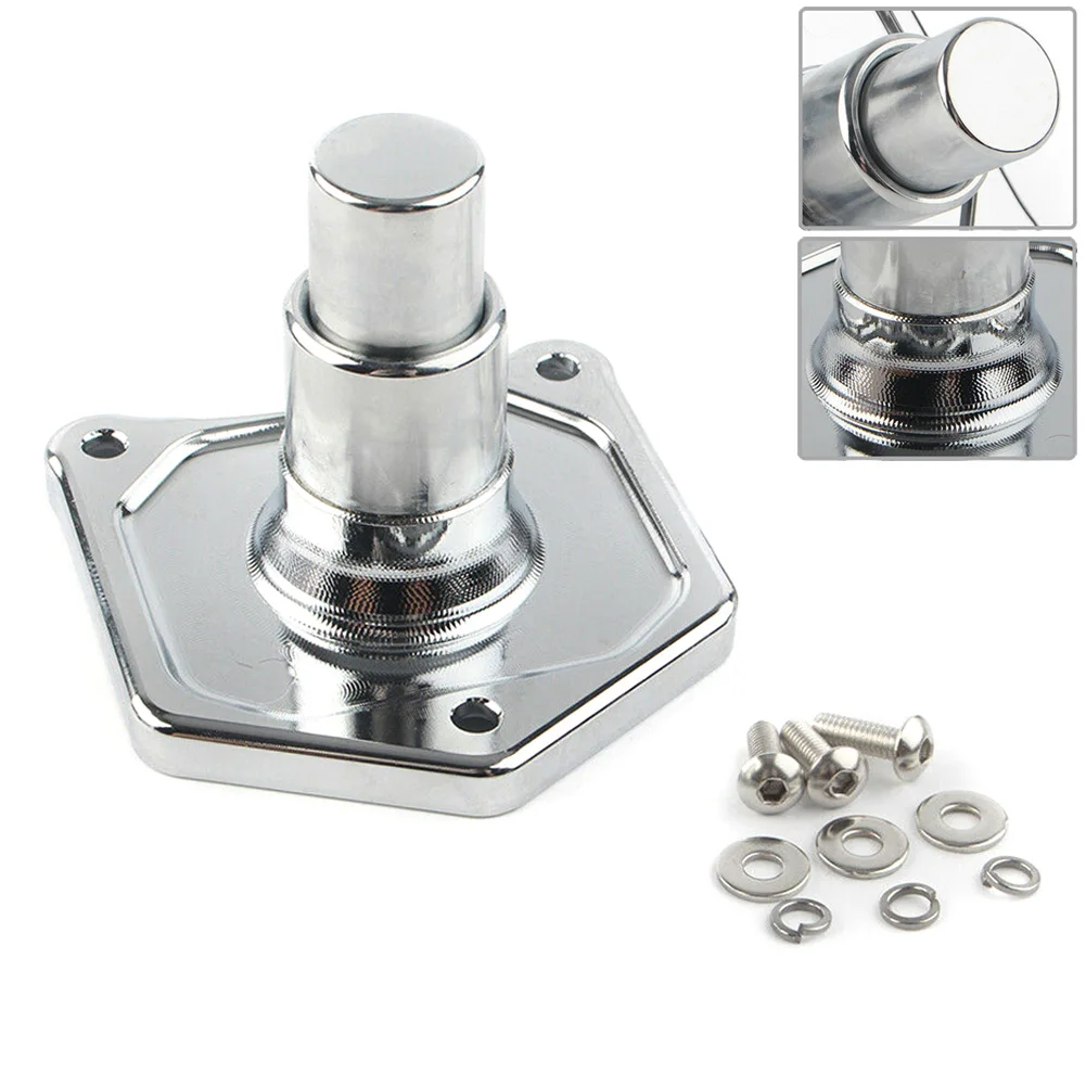 

Chrome CNC Solenoid Cover Push Button Switch for Big Twin 1991 2017 Custom Starter Solution with Efficient Design