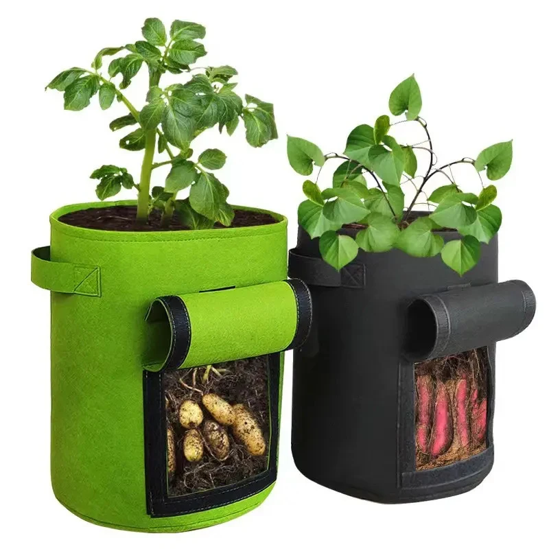 5/10/7 Gallon Plant Planting Bag For Garden Greenhouse Potato Potted Vegetable Planting Bag Cultivation Gardening Tools