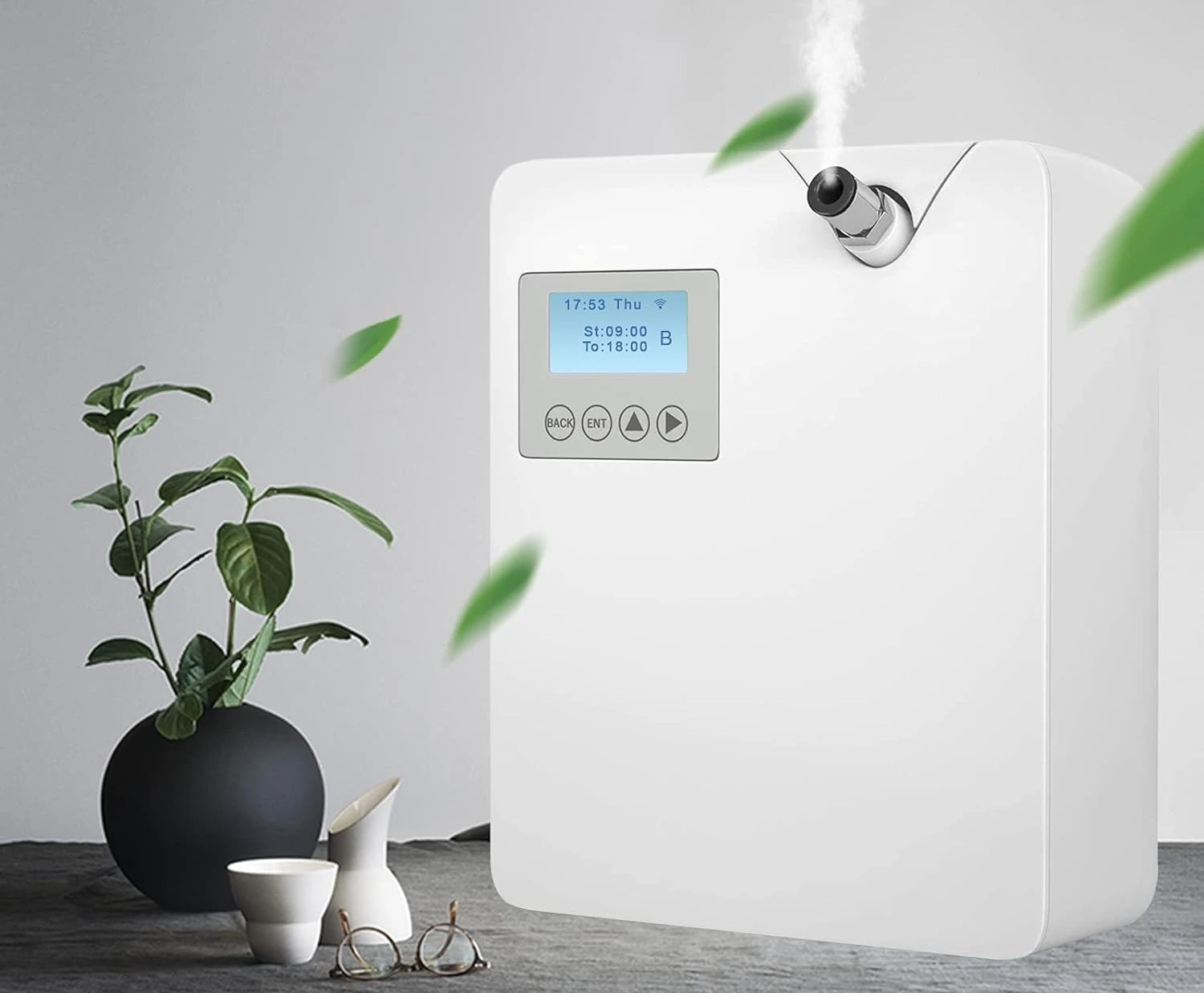 Macchina per aromaterapia con condizionatore d'aria domestico, diffusore per aromaterapia per hotel, diffusore di oli essenziali senza acqua