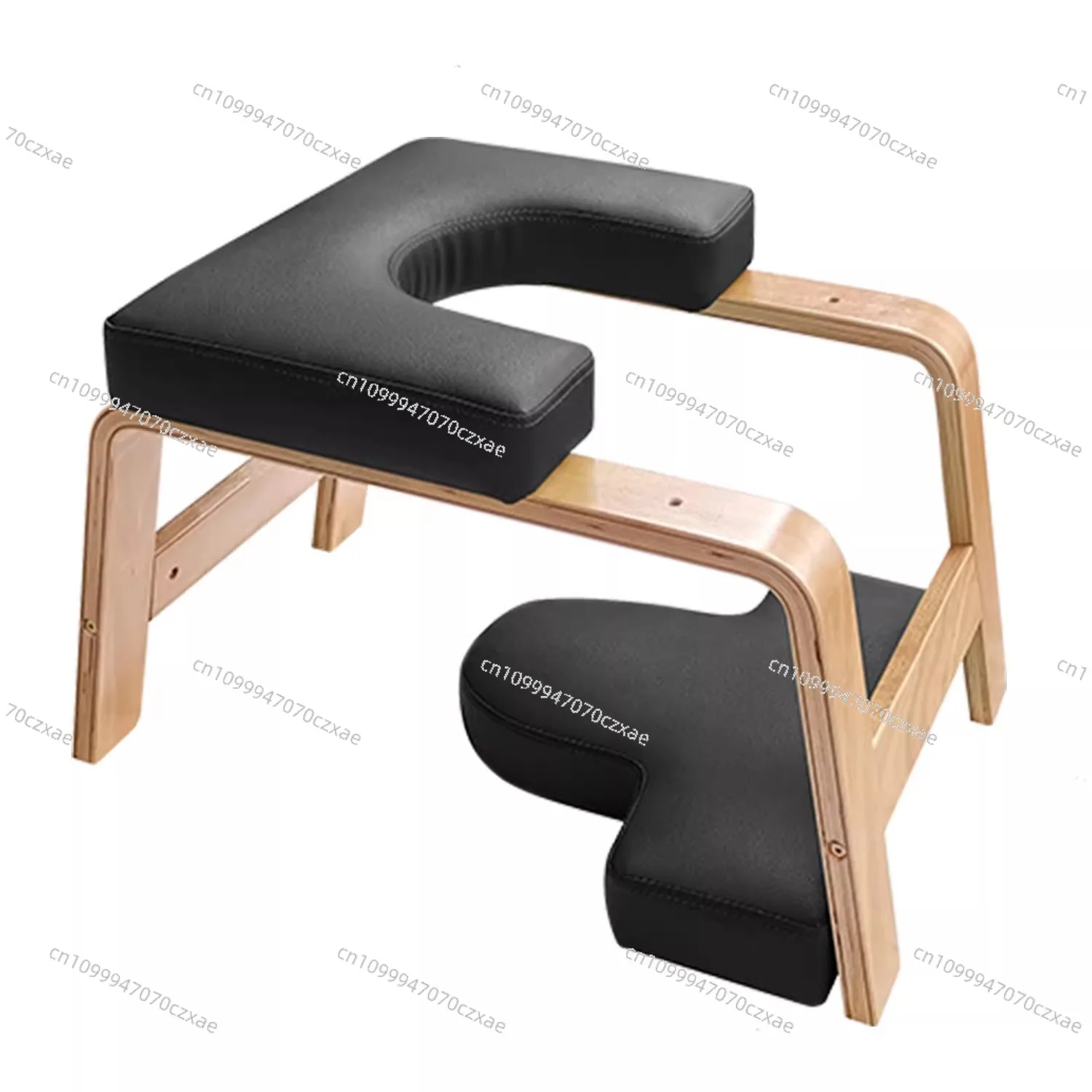 

Yoga Headstand Bench, Solid Birch Wood Yoga Inversion Chair, Relieve Fatigue and Shape The Body