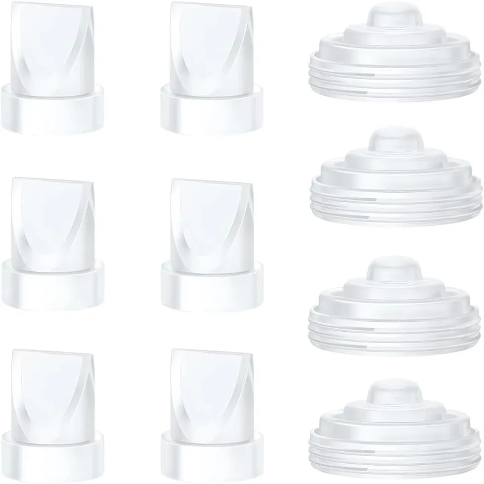 10Pc SetDuckbill Valves and Diaphragm Compatible with Momcozy M5 Breast Pump, Breast Pump Replacement for Momcozy M5 Breast Pump