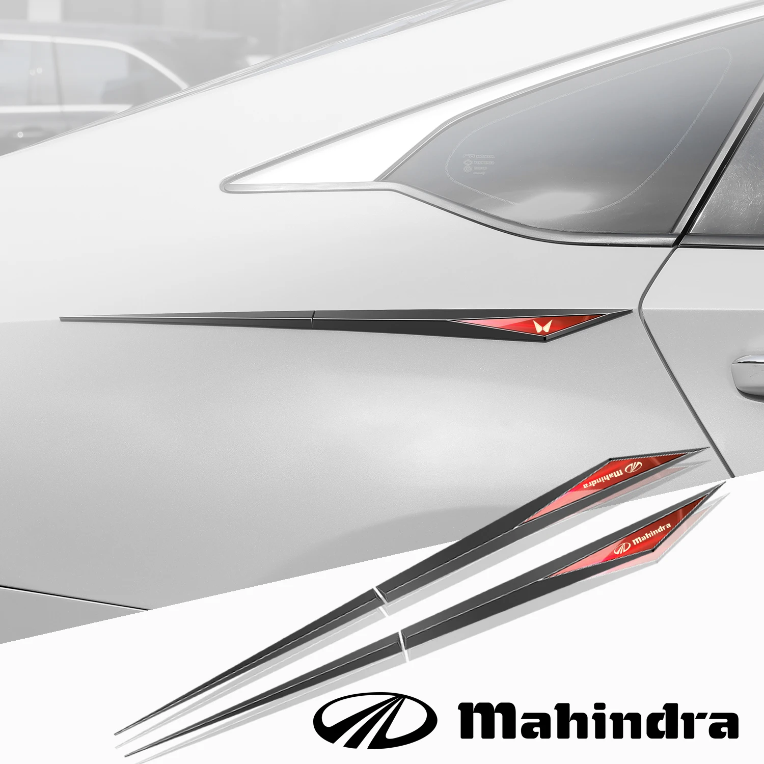 

2 шт., автомобильные наклейки из ТПУ для Mahindra kuv100 xuv300 tuv300 mahindra pik up 4x4