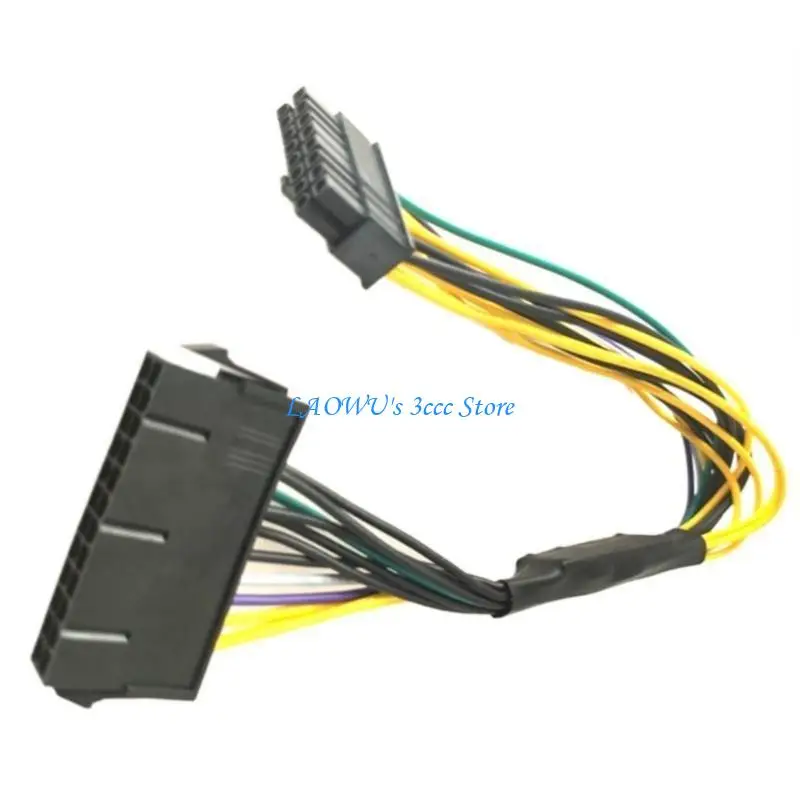 

Y8AD 30cm/11.81" PVC Cable 24Pin to 16Pin ATXs Power Adapter Cable for Computer
