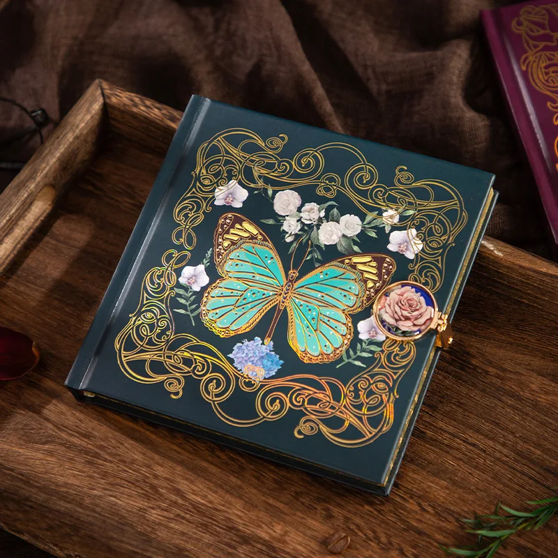 caderno-de-anotacoes-borboleta-rosa-retro-gotico-estilo-conto-de-fadas-simples-e-artistico