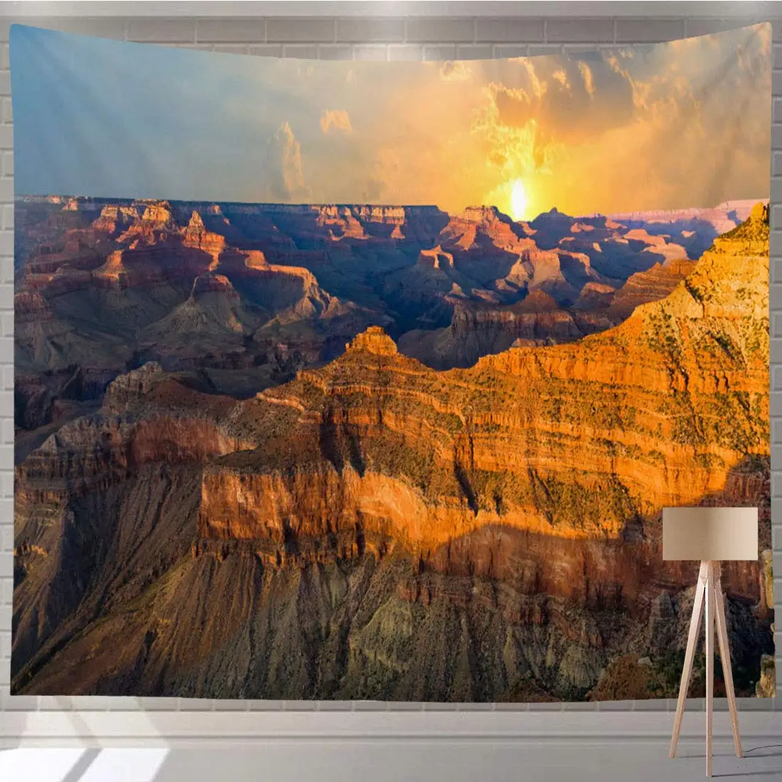 

Grand Canyon Tapestry Nature Exotic Park Tapestry Mountain Erosion Rock Tapestry Wall Hanging for Bedroom Living Room Dorm Decor