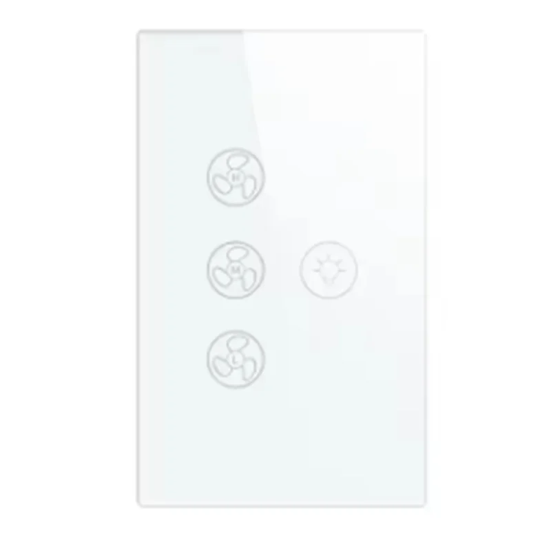 A29F-Tuya Wifi Smart Switch Fan Light Ceiling Fan Light Switch Speed Adjustment For Alexa Google Home Voice Control Switch