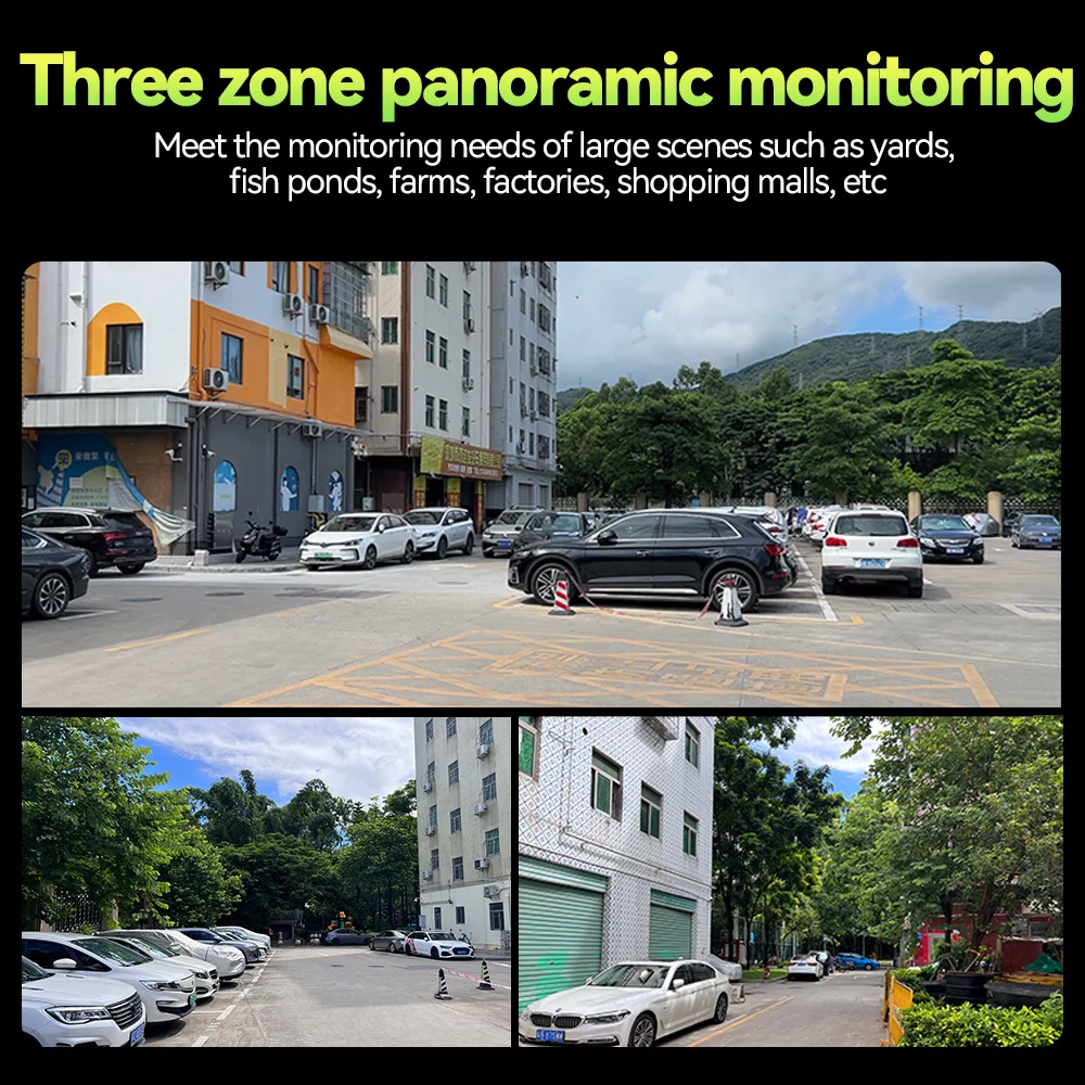 Imagem -04 - Difang Wifi Câmera ip Tela Tripla Áudio Bidirecional Detecção de Movimento Visão Noturna sem Fio Cctv Câmeras de Vigilância de Vídeo Yoosee