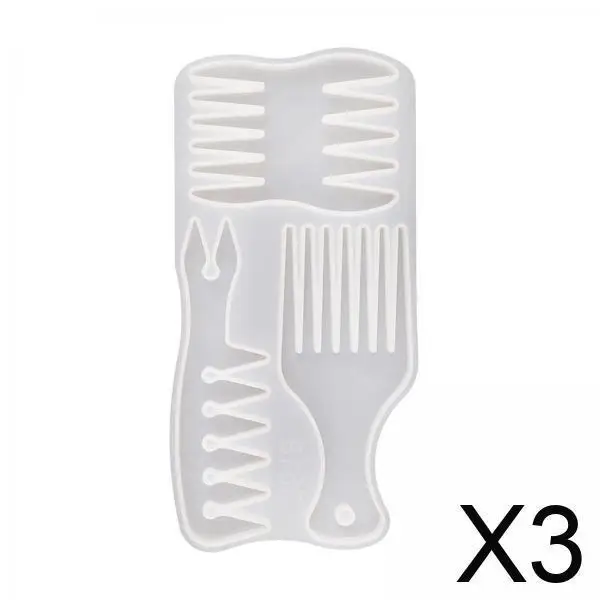 

Hair Comb Making Silicone Mold for DIY Resin Casting Craft Supplies Model Tools Soap Polymer Clay