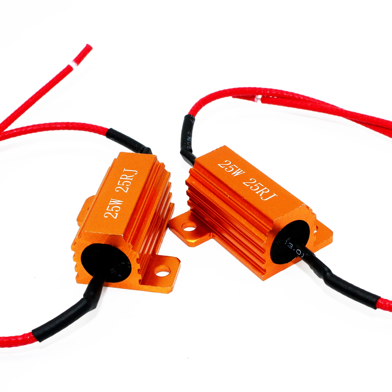 

2 шт., 4 шт., 6 шт., автомобильный светодиодный декодер Canbus, 25 Вт, 25 Ом, резисторы нагрузки для автомобильного указателя поворота, фонарь, лампа номерного знака, резисторы