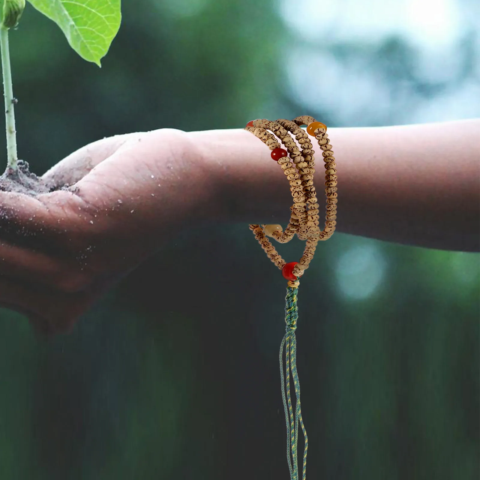 

Bodhi Bracelet Beaded Bracelets Women Fashion Prayer Beads Wood Bracelet Beads Bracelets for Girls Daily Wear Handmade