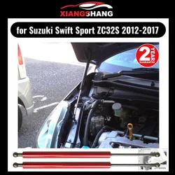 for Suzuki Swift Sport ZC32S 2012-2017 Front Bonnet Hood Modify Gas Struts Carbon Fiber Spring Damper Lift Support Absorber