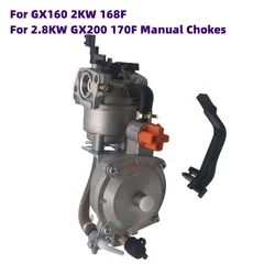 Carburetor LPG NG Conversion Generator Dual Fuel For 2.8KW GX200 170F Manual Choking Coil GX160 2KW 168F Power Tool