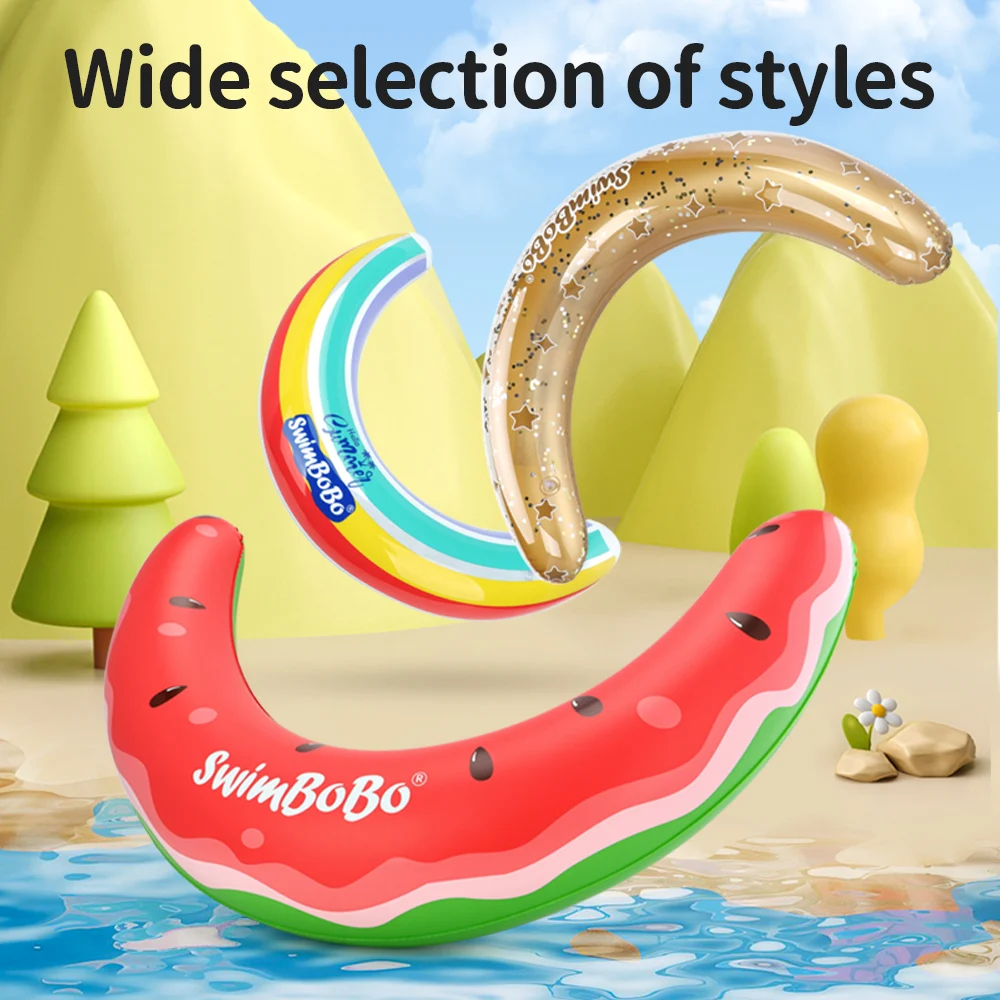 Swimbobo Nieuwe Stijl Meer dan 3 Jaar Oud Baby Moon Onderarm Opblaasbare Dikker Pvc Drijvende Ring Water Speelgoed Kinderen Zwemmen Drijvers