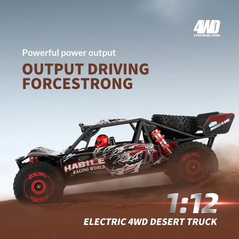 Wltoys 124016 Brushless Rc Car 1 12 Scale 4wd Electric Alloy Off Road Desert Truck Remote Control Racing Vehicle Model