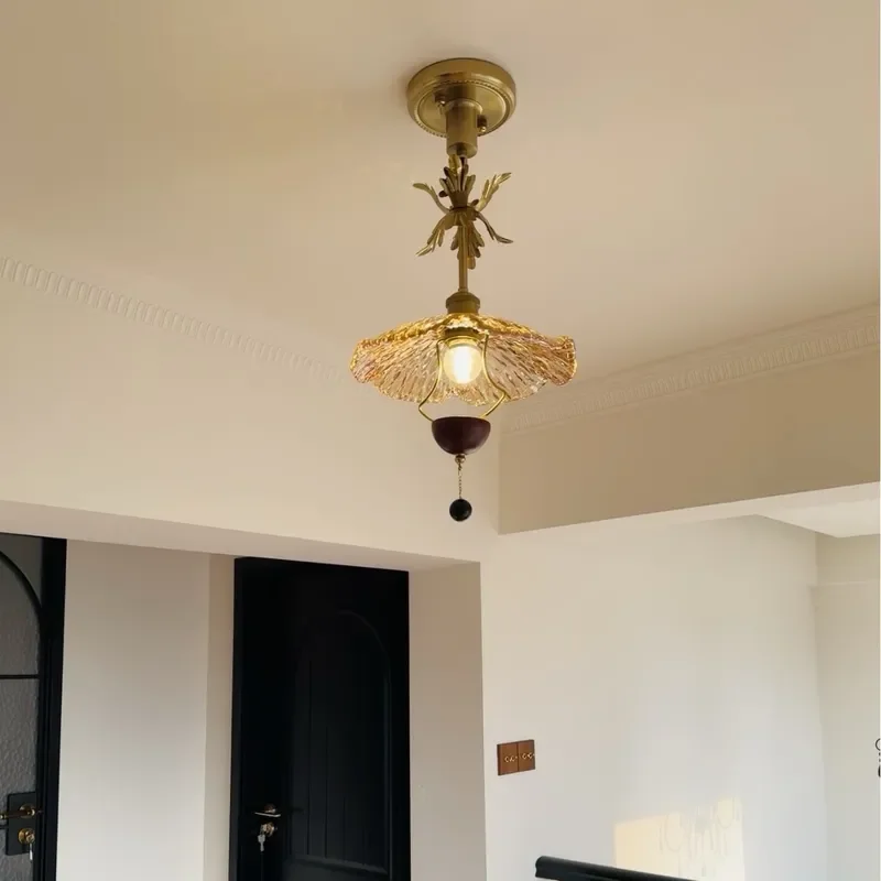 Vintage French Style Chandelier for Restaurant Bar Retro Creative Ceiling Light High End Bedroom Entrance Cabinet Lamp Eye