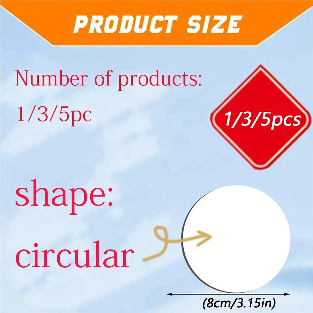 1/3/5pc circular Custom Fridge Refrigerator Magnet Custom Picture Fridge Sticker magnetic photo fridge decorations