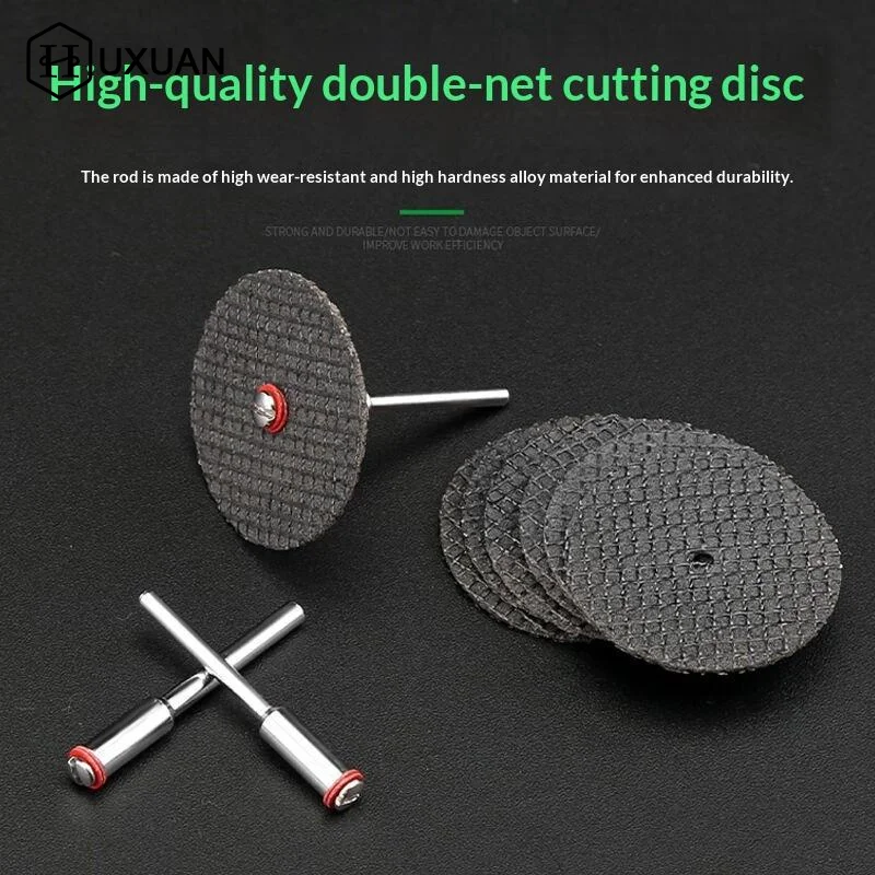 

11/21/25/54 Pcs Abrasive Cutting Disc 32mm With Mandrels Grinding Wheels For Dremel Metal Cutting Rotary Tool Saw Blade